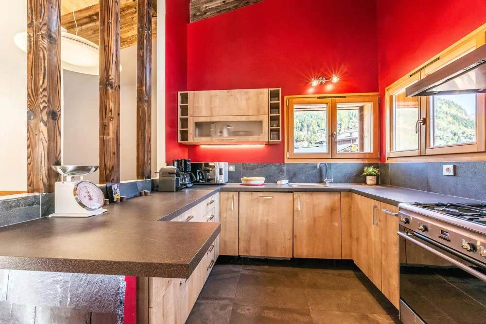 Cuisine pour la table d'hôtes