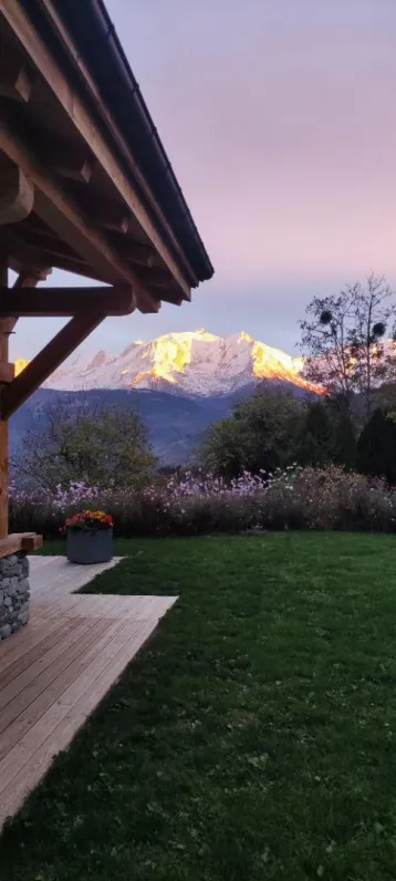 Terrasse vue Mt-Blanc