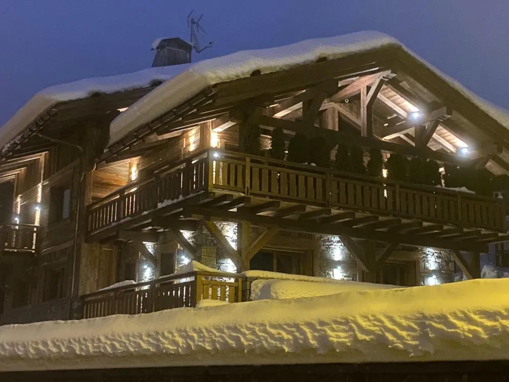 le chalet en hiver