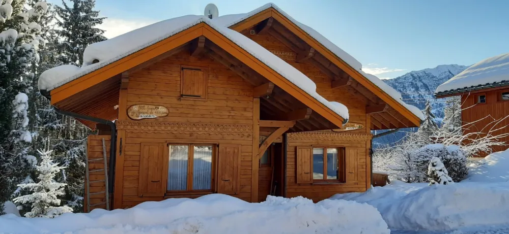 Le chalet en hiver