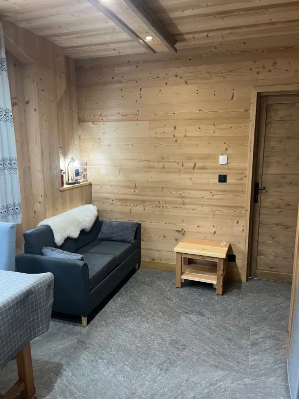 Entièrement équipé (casier à ski privé,sèche chaussures), il fait 26 m²