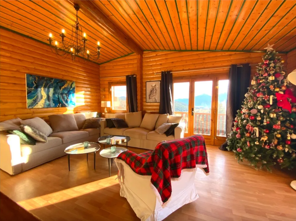 Chalet vue panoramique pistes 5mn