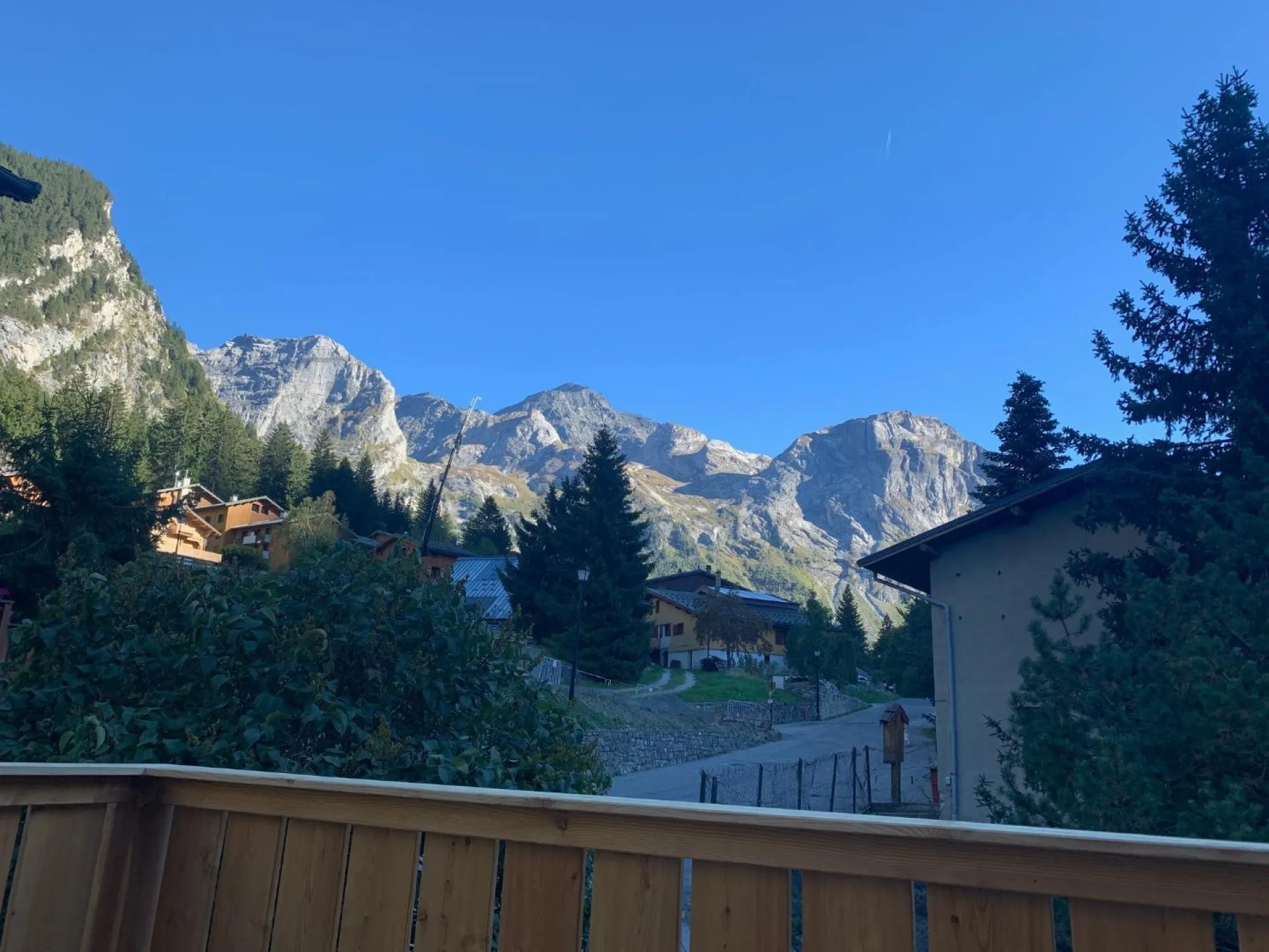 vue de la terrasse 