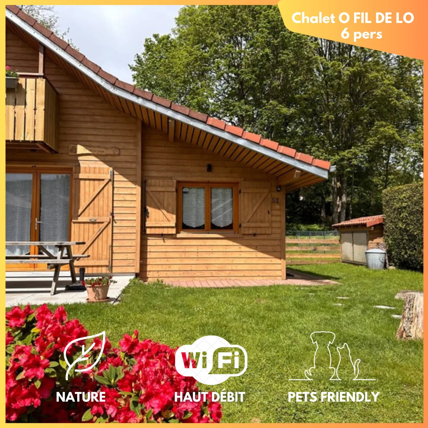 Chalet O FIL DE LO / 6 personnes / Xonrupt-Longemer