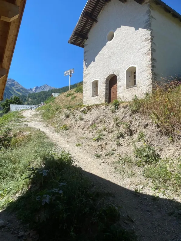 Chalet après la pluie