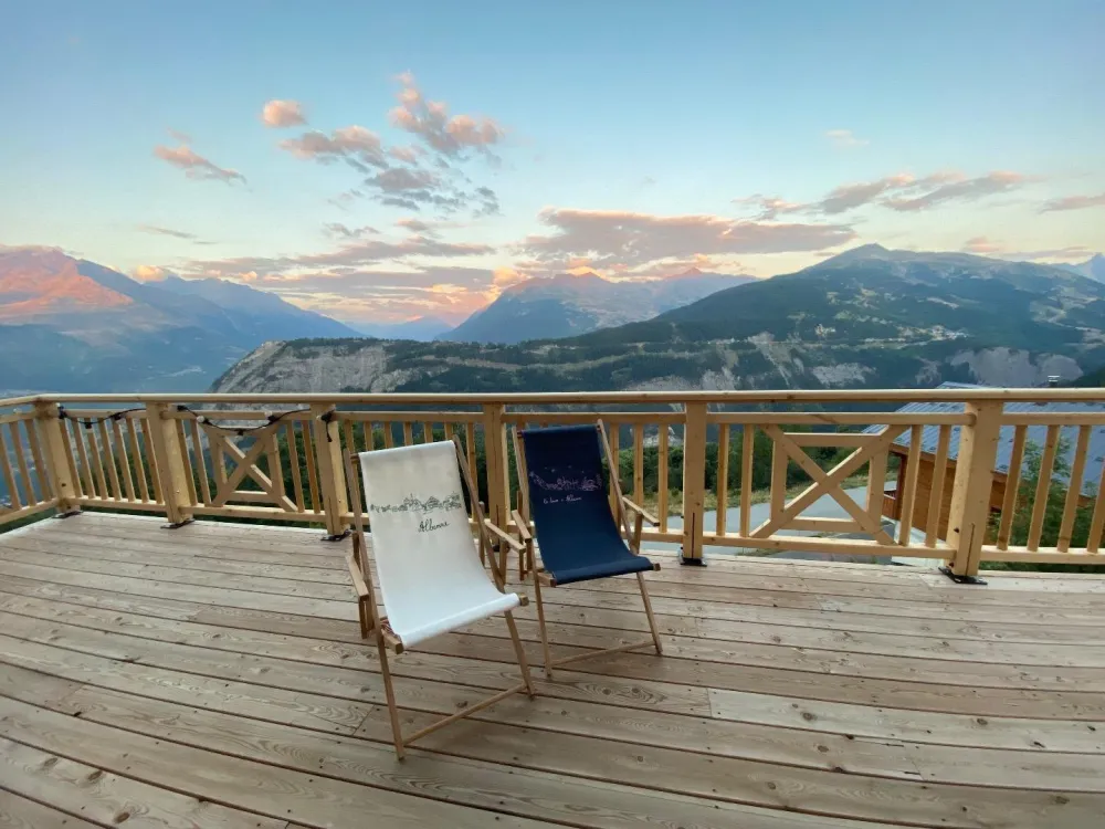 Chalet après la pluie