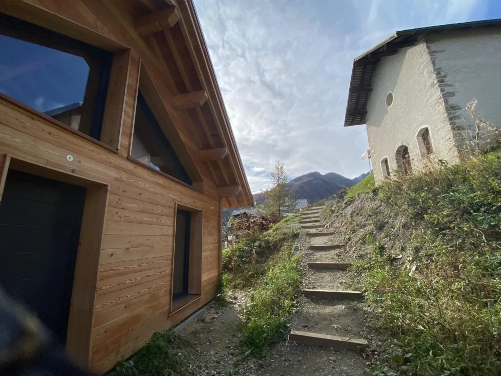 Chalet après la pluie