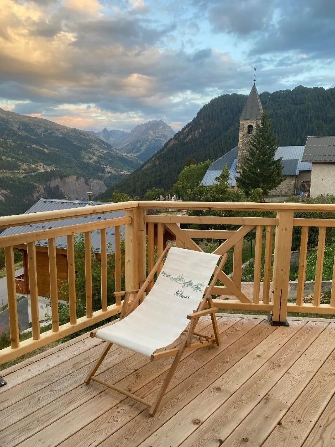 Chalet après la pluie