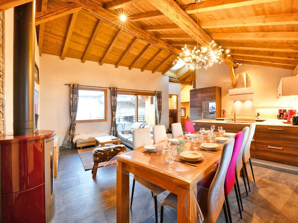 Chalet Teranga Méribel - coin repas