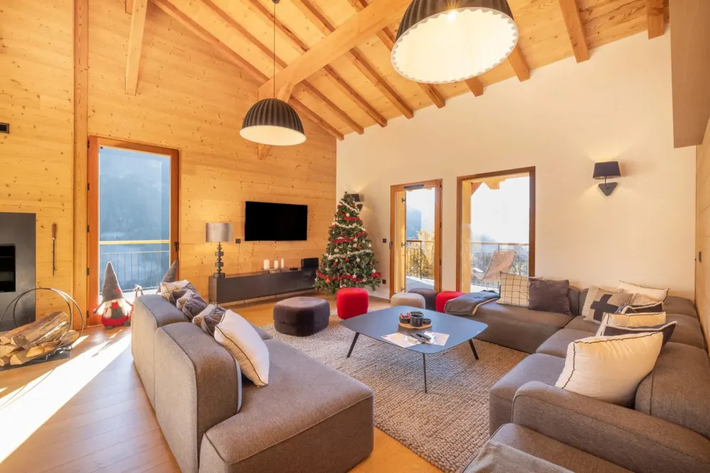 Face au mont blanc - sauna&spa&ciné