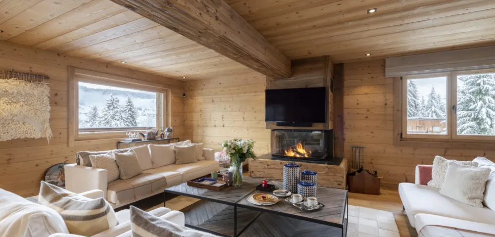 Chalet exceptionnel à megeve - 15 couchages et espace spa