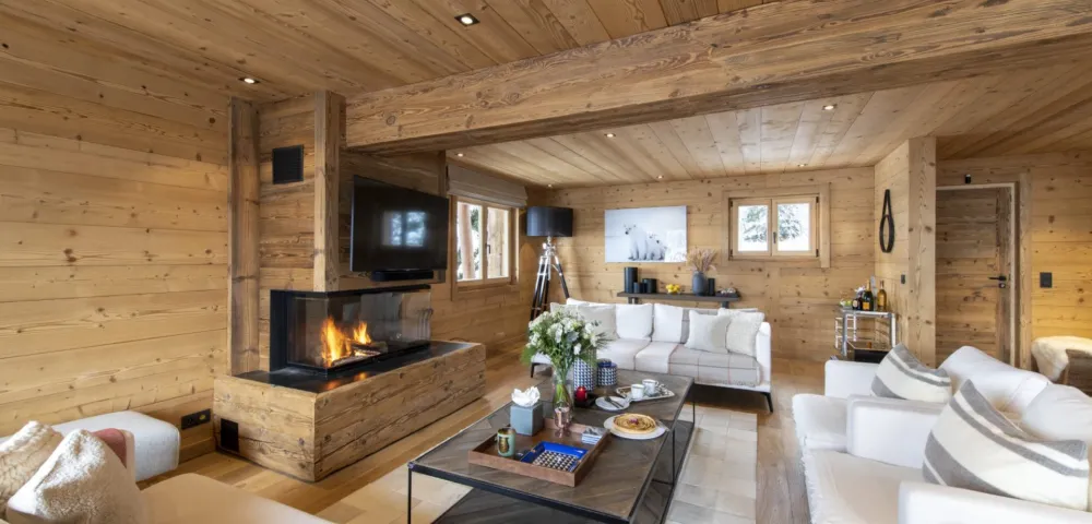 Chalet exceptionnel à megeve - 15 couchages et espace spa