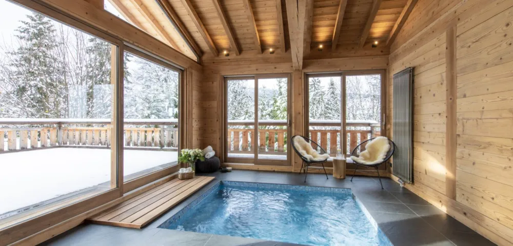 Chalet exceptionnel à megeve - 15 couchages et espace spa