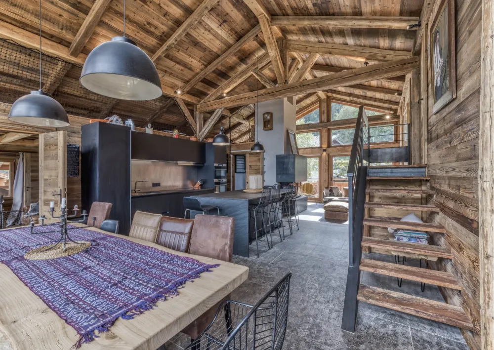 • Dining table sits 12 people
• Kitchen island sits 6 people