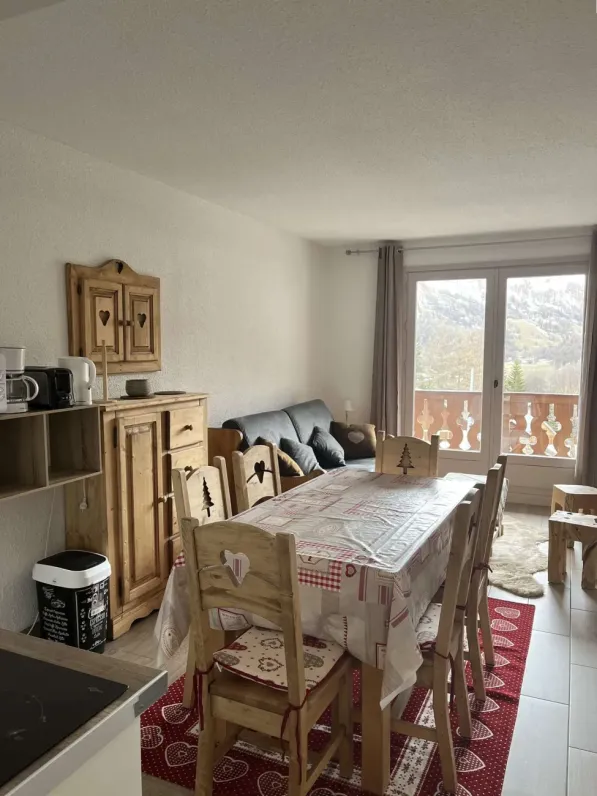 Studio cabine au calme et avec une vue superbe sur le galibier