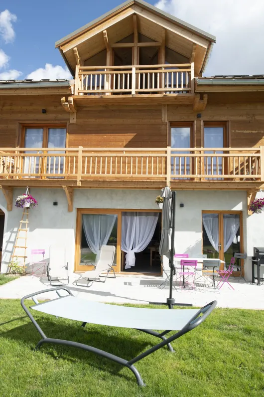 Le chalet coté sud.