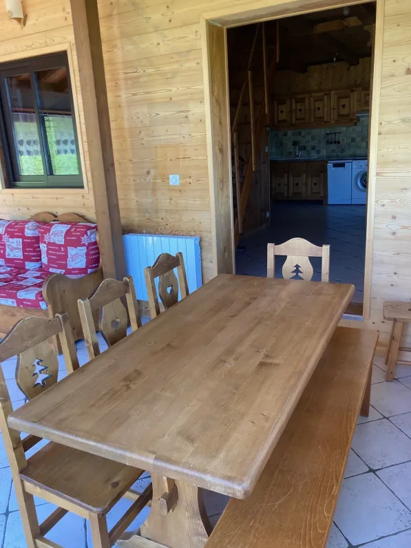 Le p'tit refuge : chalet de charme au pied des pistes 7personnes