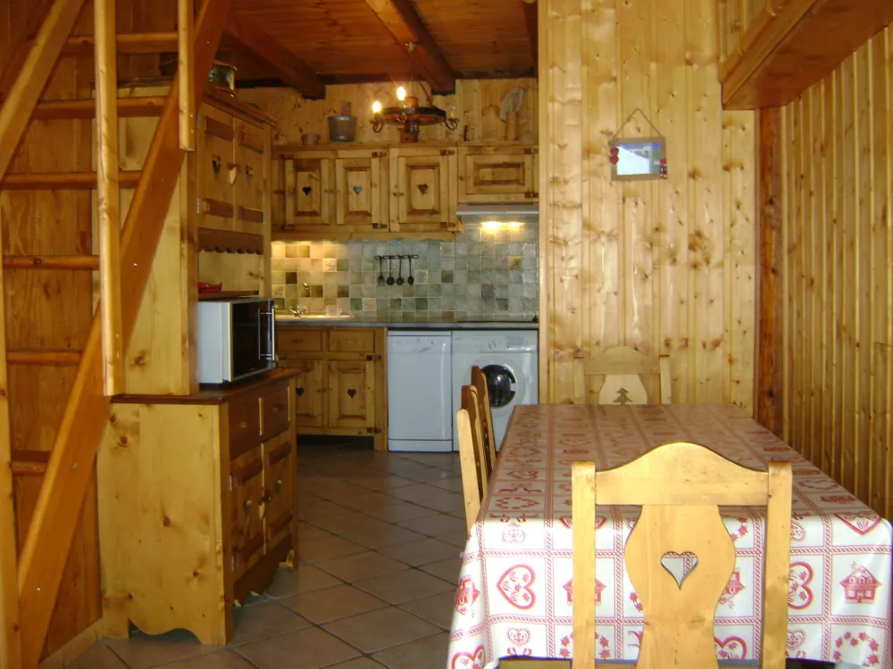 Le p'tit refuge : chalet de charme au pied des pistes 7personnes