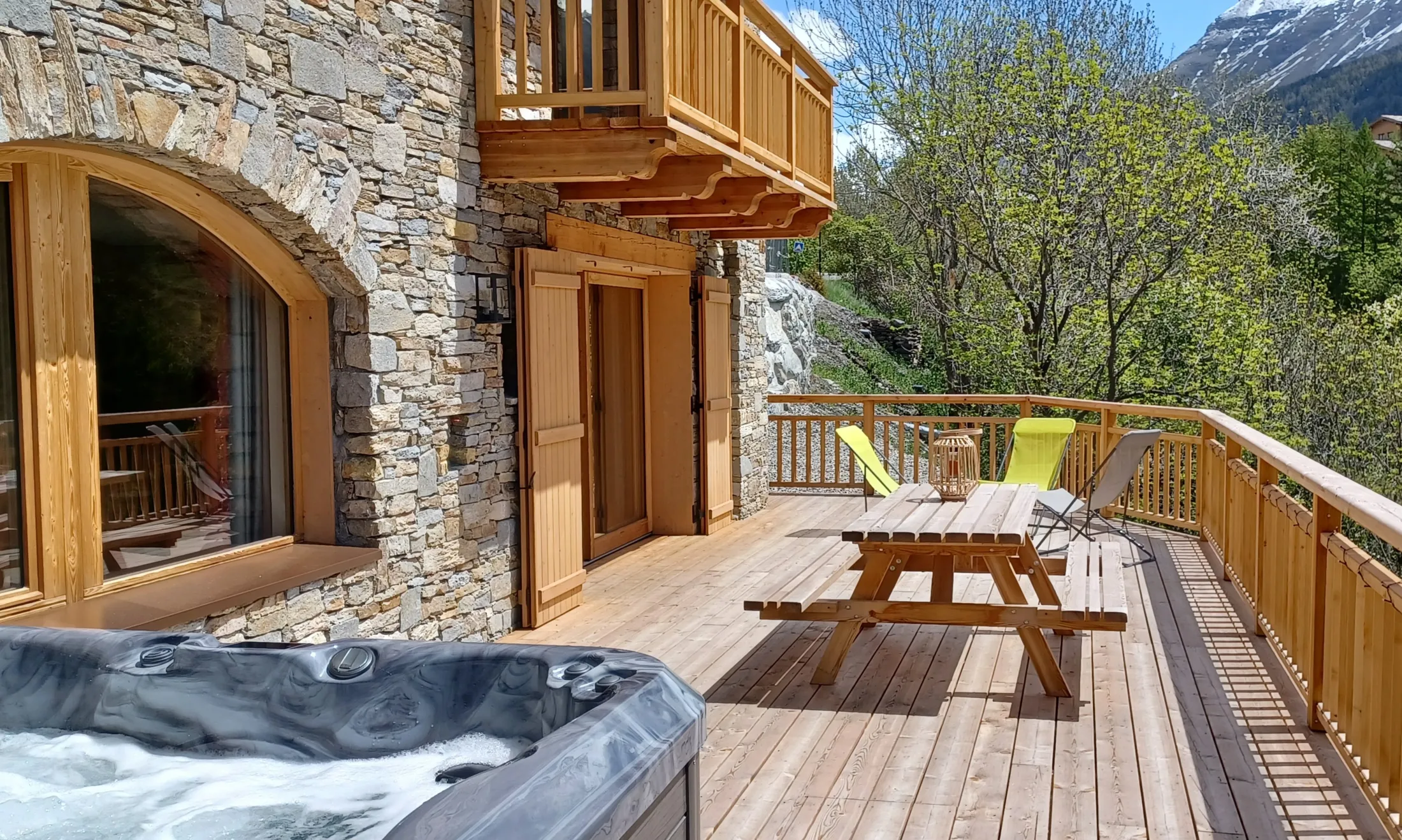 Chalet du vieux moulin la turra + spa privé