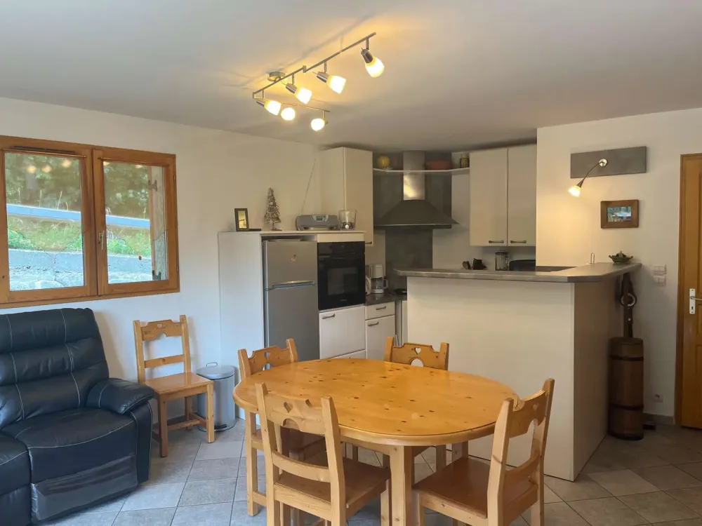 Appartement 3 pieces duplex 6 personnes. proche piste