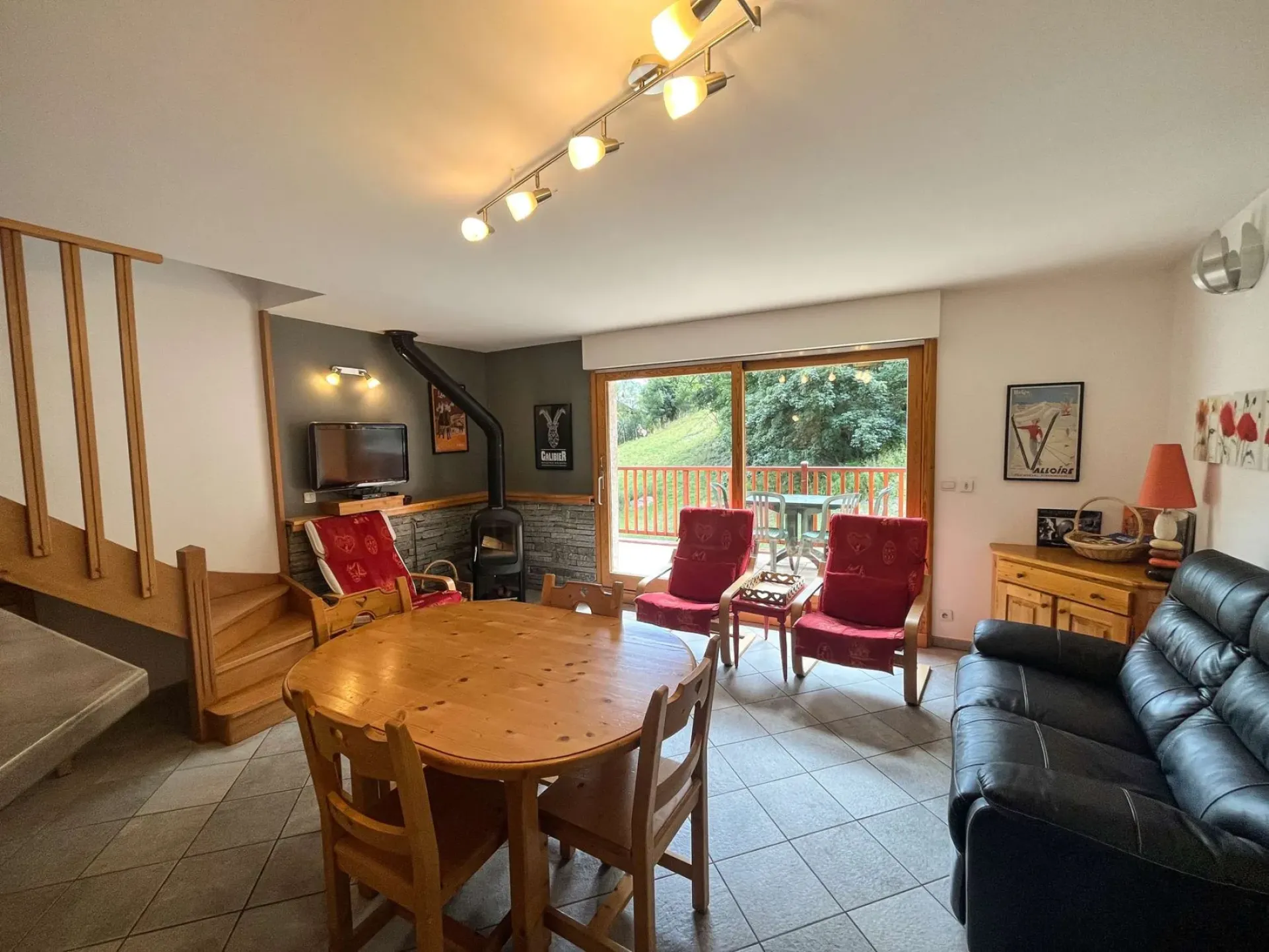 Appartement 3 pieces duplex 6 personnes. proche piste