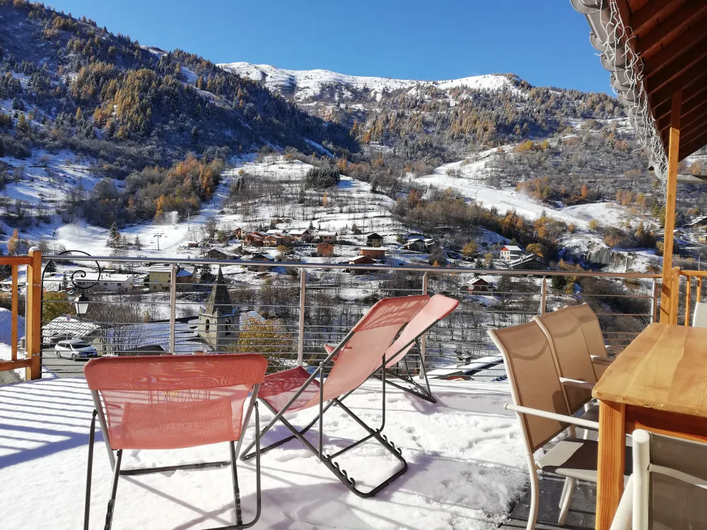 Vue panoramique depuis la terrasse du Gite 2