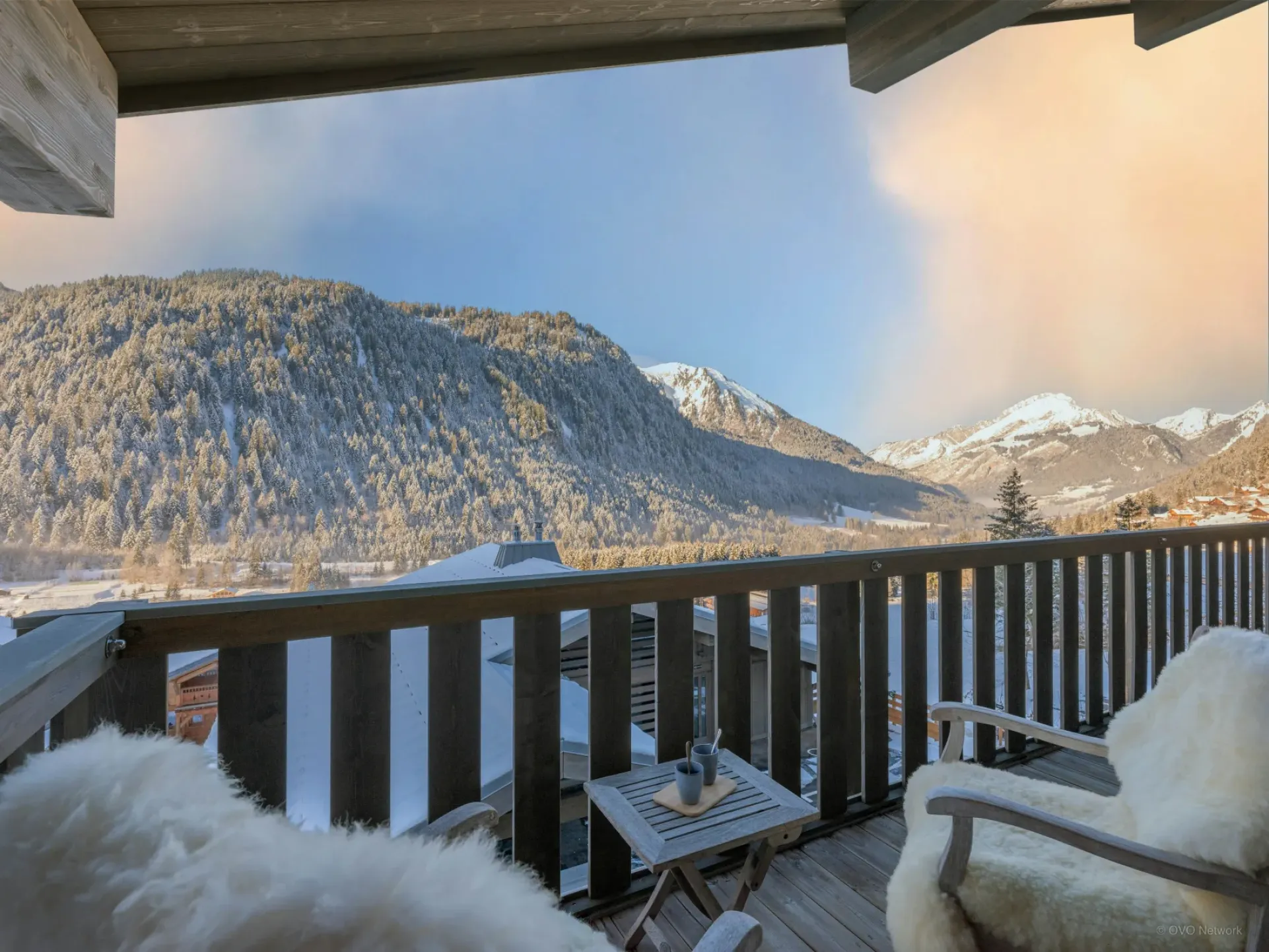 Vue depuis la propriété