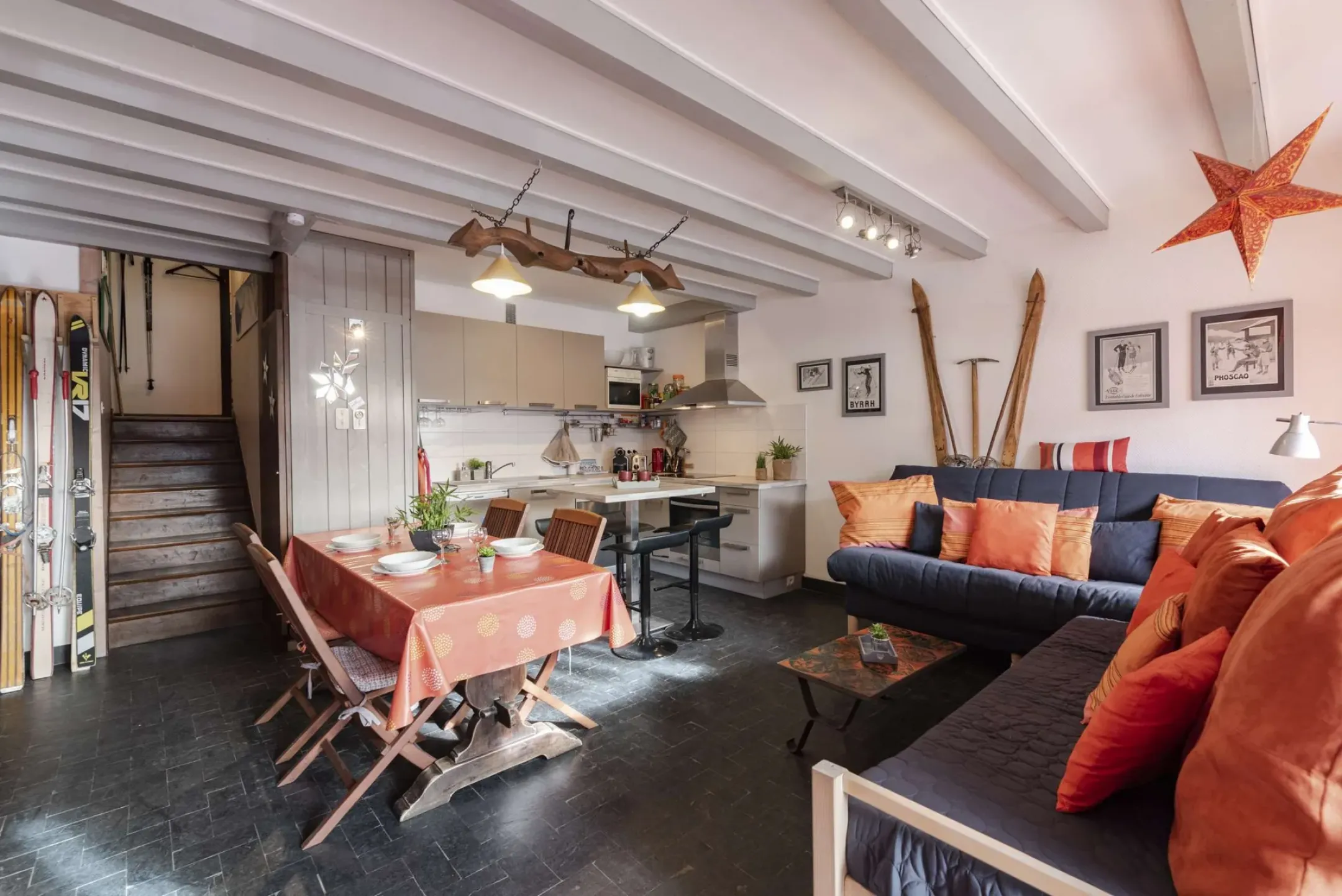 Appartement 6 personnes proche pistes de skis du pla d'adet