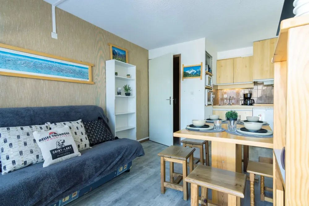 Appartement 6 pers proche pistes de skis pla d'adet wifi gratuit
