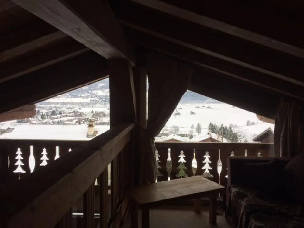 View with snow on the lake and the Valley from the mezzanine