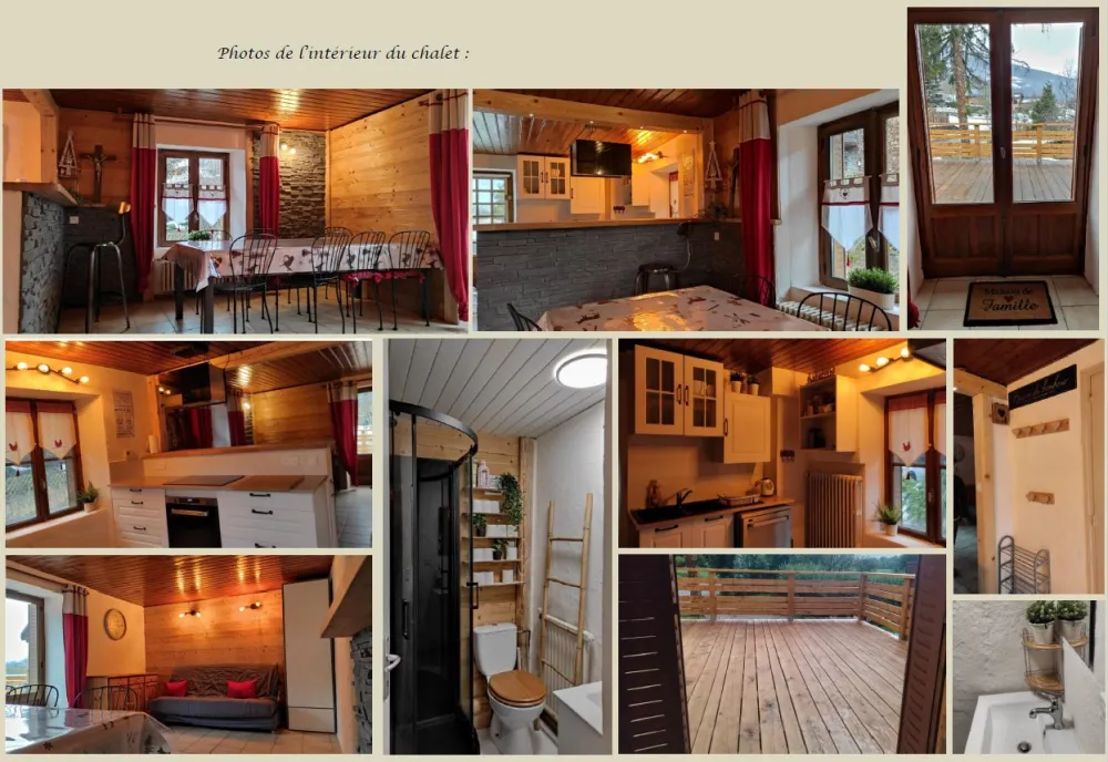 Chalet de l'engel (location au mois possible) les arcs ; bourg saint maurice.