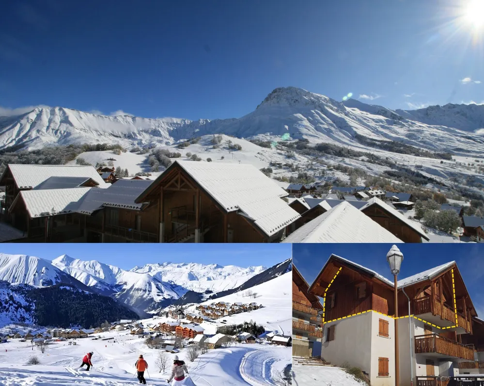 Top Floor in a chalet with a beautiful view of all surrounding mountains.