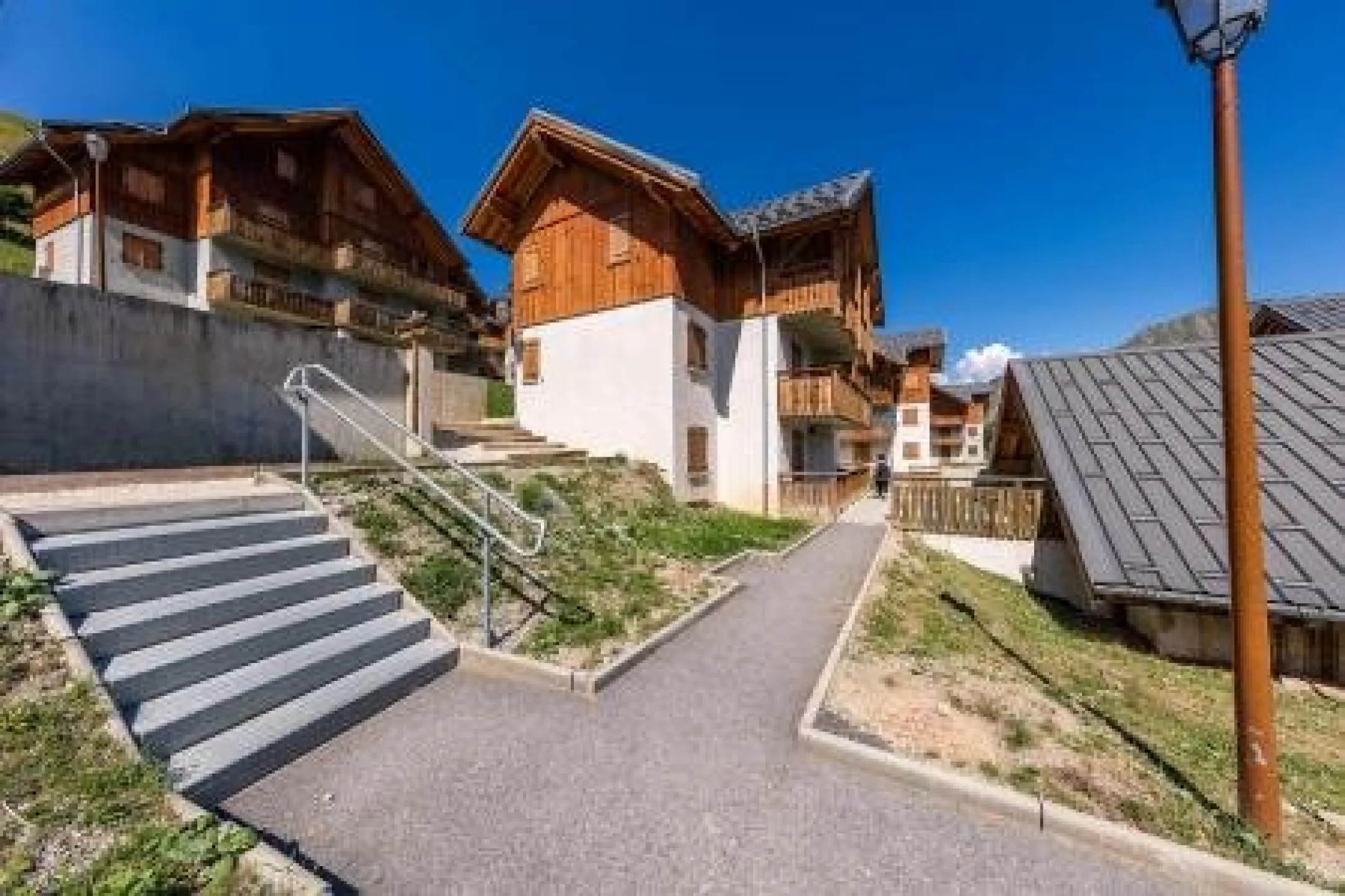 The chalet on summer