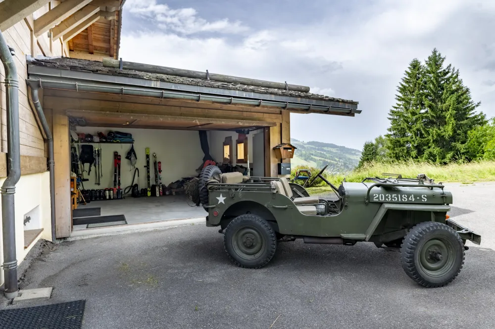 entrée du garage 