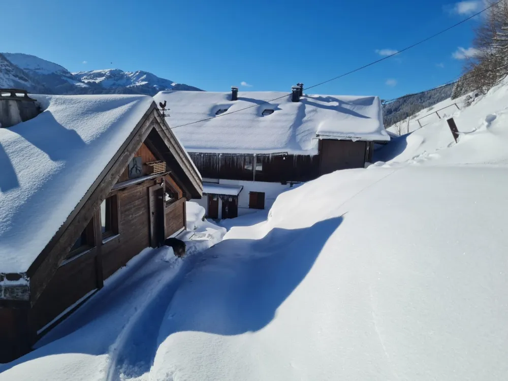 Cosy apartement dans une ferme authentique sur les  hauteurs de megeve