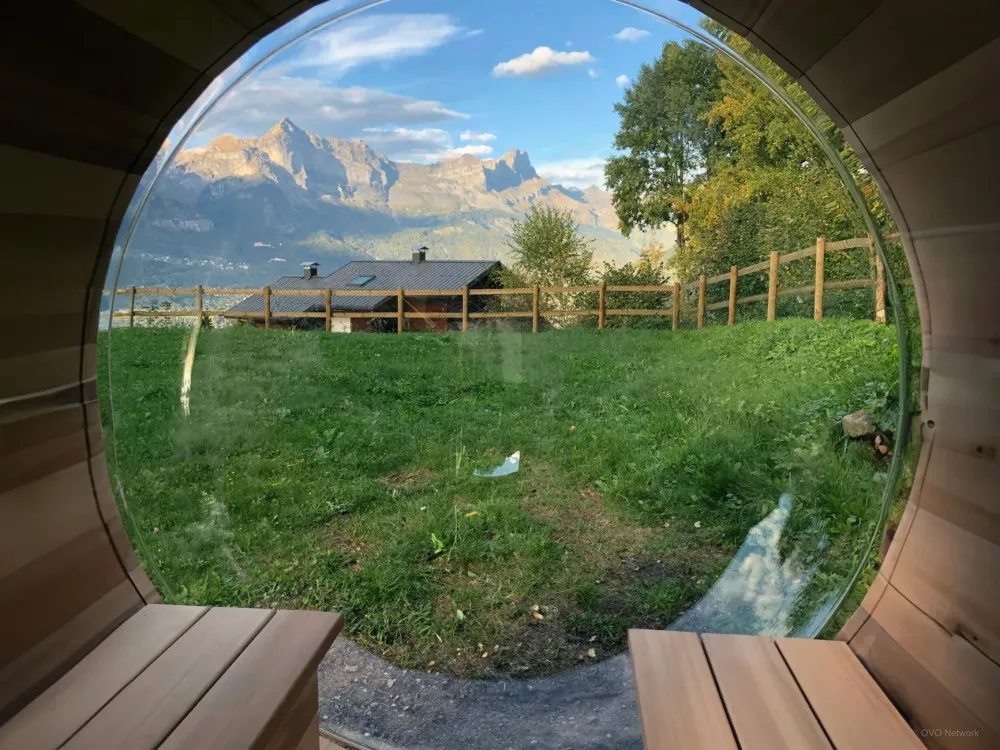 Sauna et vue