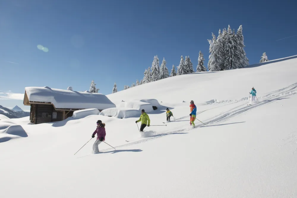 Partez du chalet skis aux pieds !
