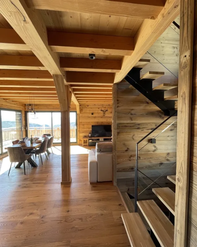 The chalet's main room.