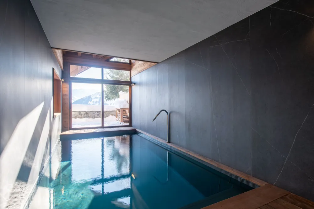 - pistes de ski à 100m - piscine chaufée - centre à 500m