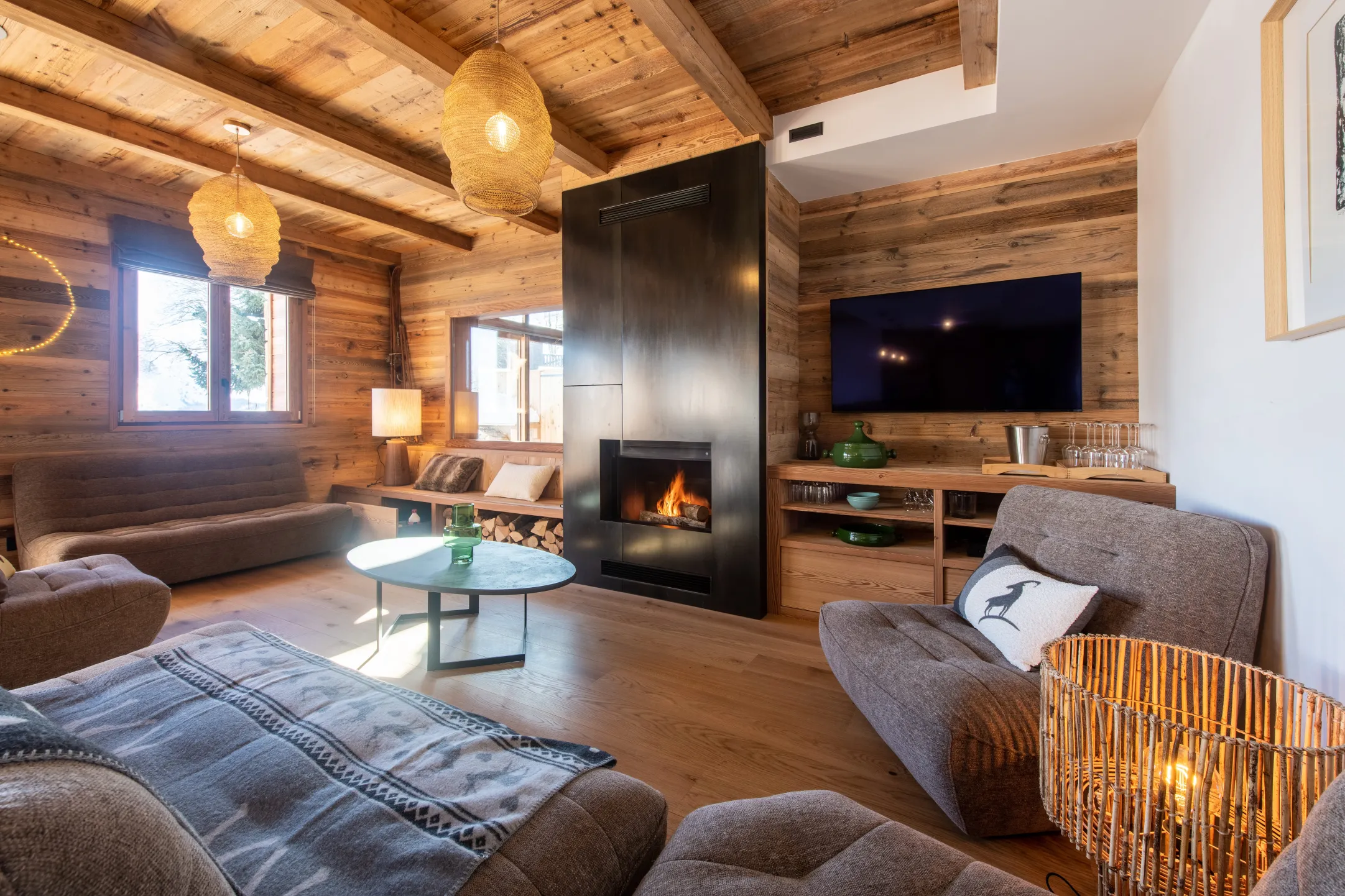 Salon chalet Kiera