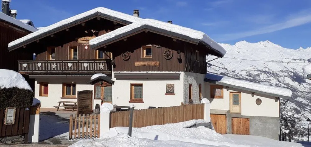 chalet Friolin en hiver