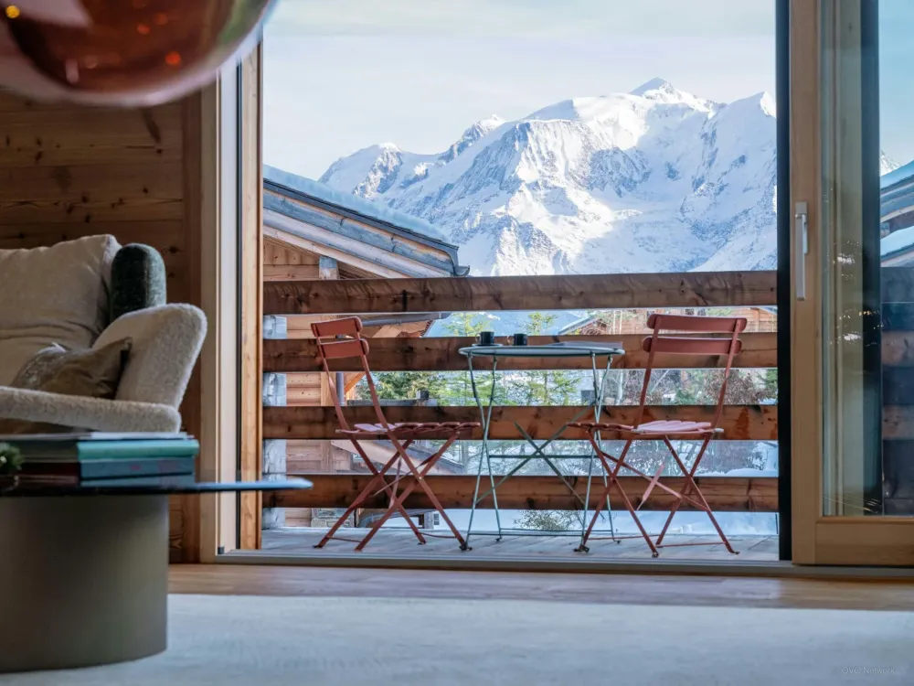 Vue sur le Mont Blanc