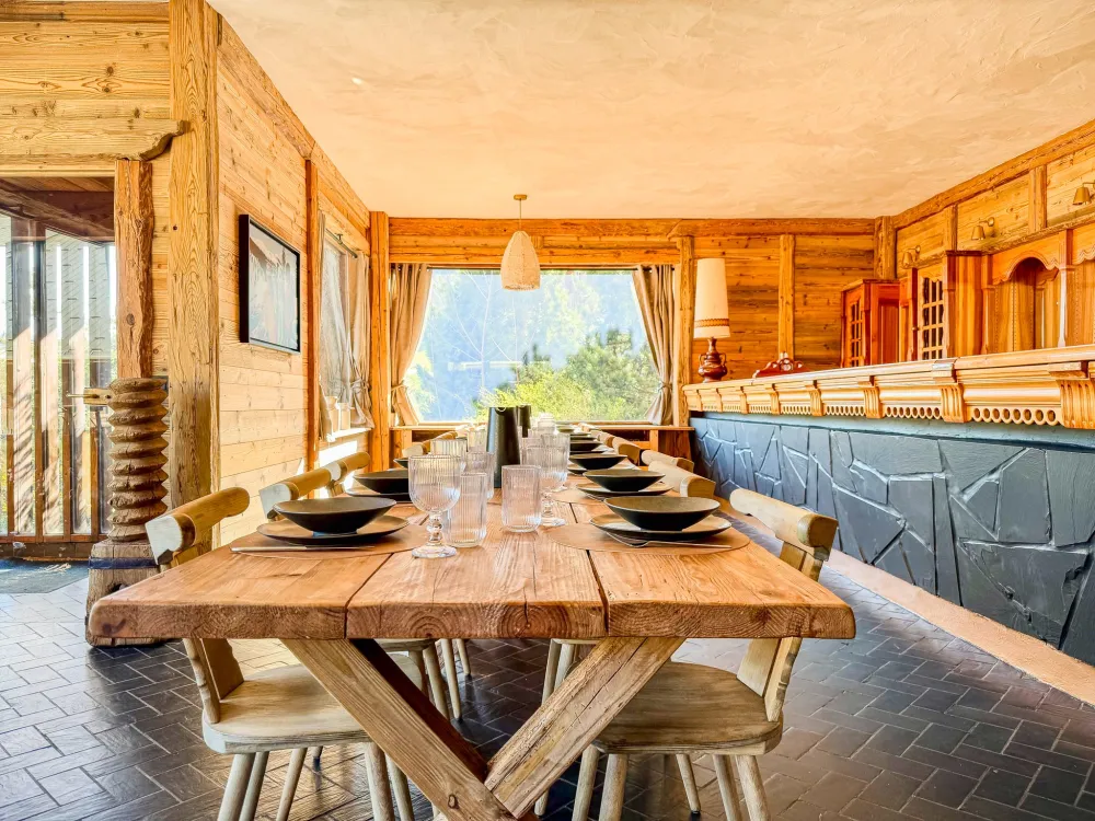 Arpian valmorel - chalet de 450m2 avec bain nordique et family room