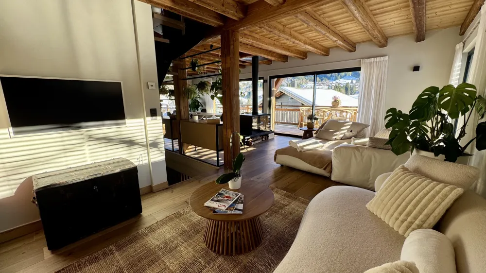 Chalet casa di più - vue panoramique & spa - à 2 pas du centre des gets !
