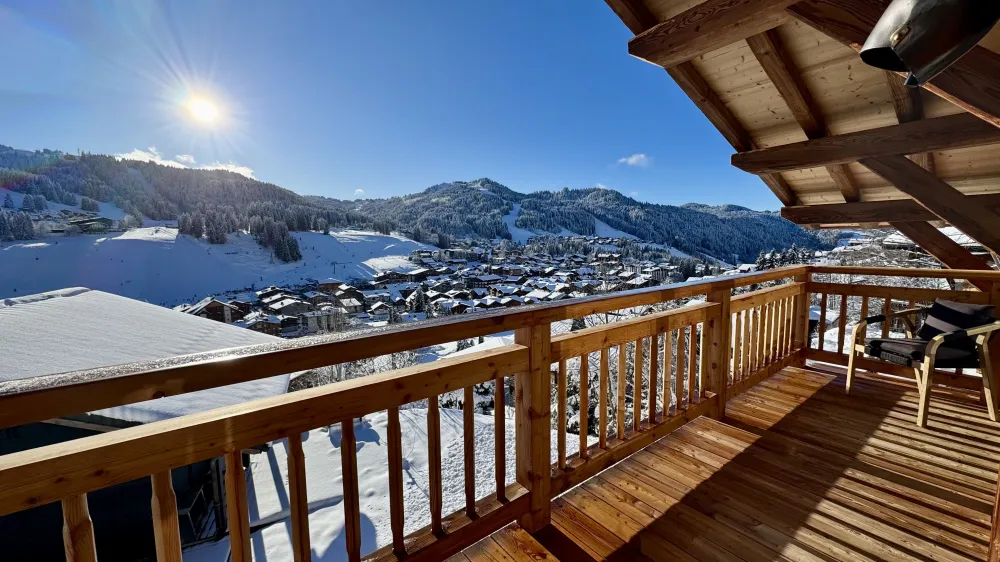 Chalet casa di più - vue panoramique & spa - à 2 pas du centre des gets !