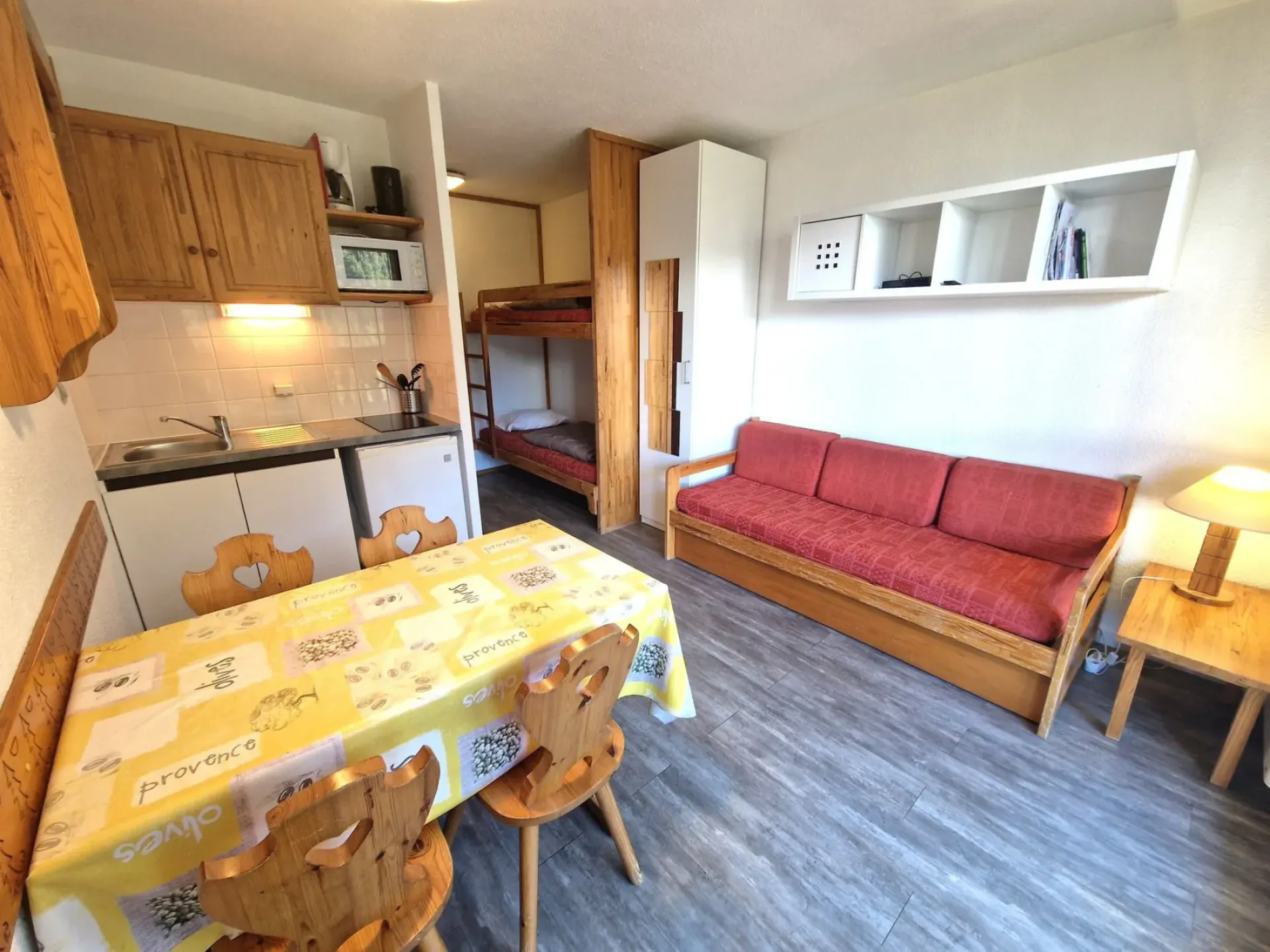 Studio 4 personnes coeur station 20m².
