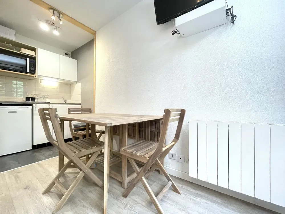 Studio 3/4 personnes coeur station 19m²