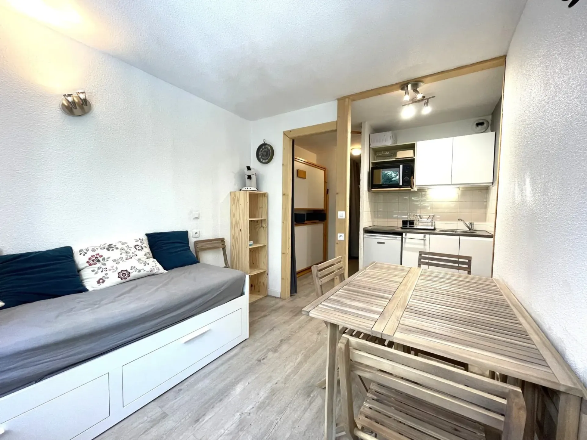 Studio 3/4 personnes coeur station 19m²