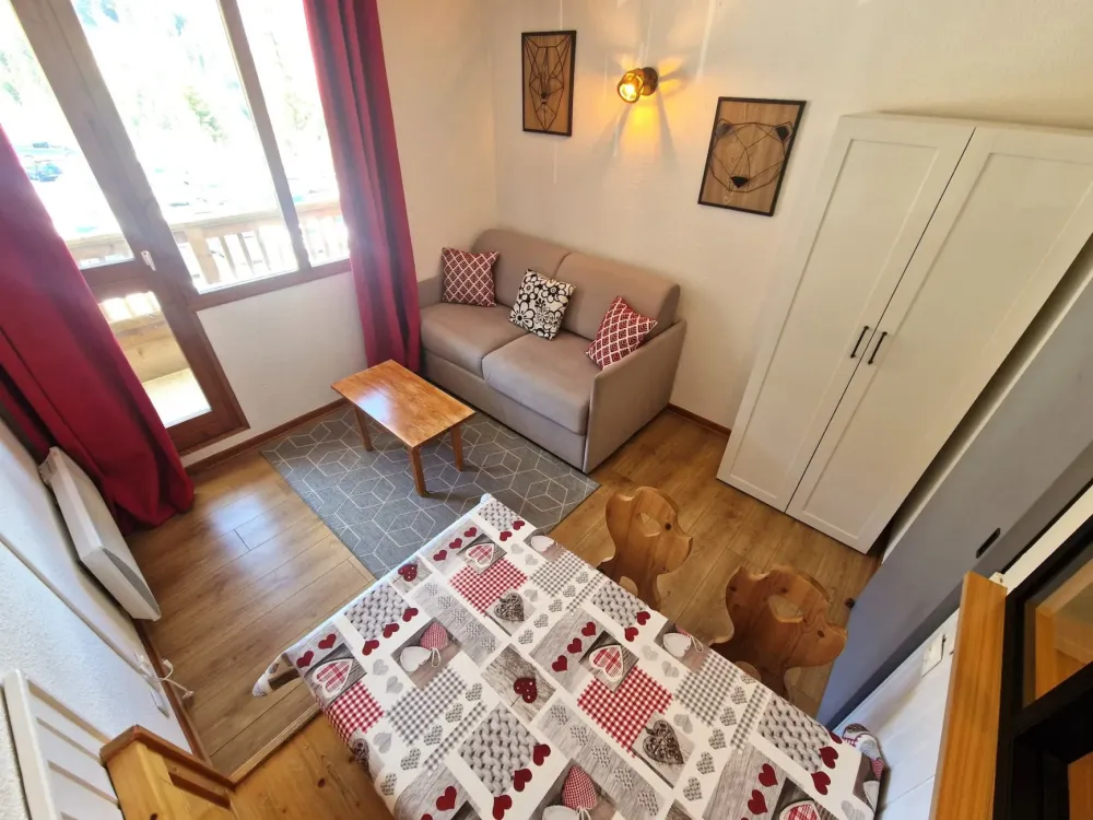 Studio 3/4 personnes coeur station 19m²