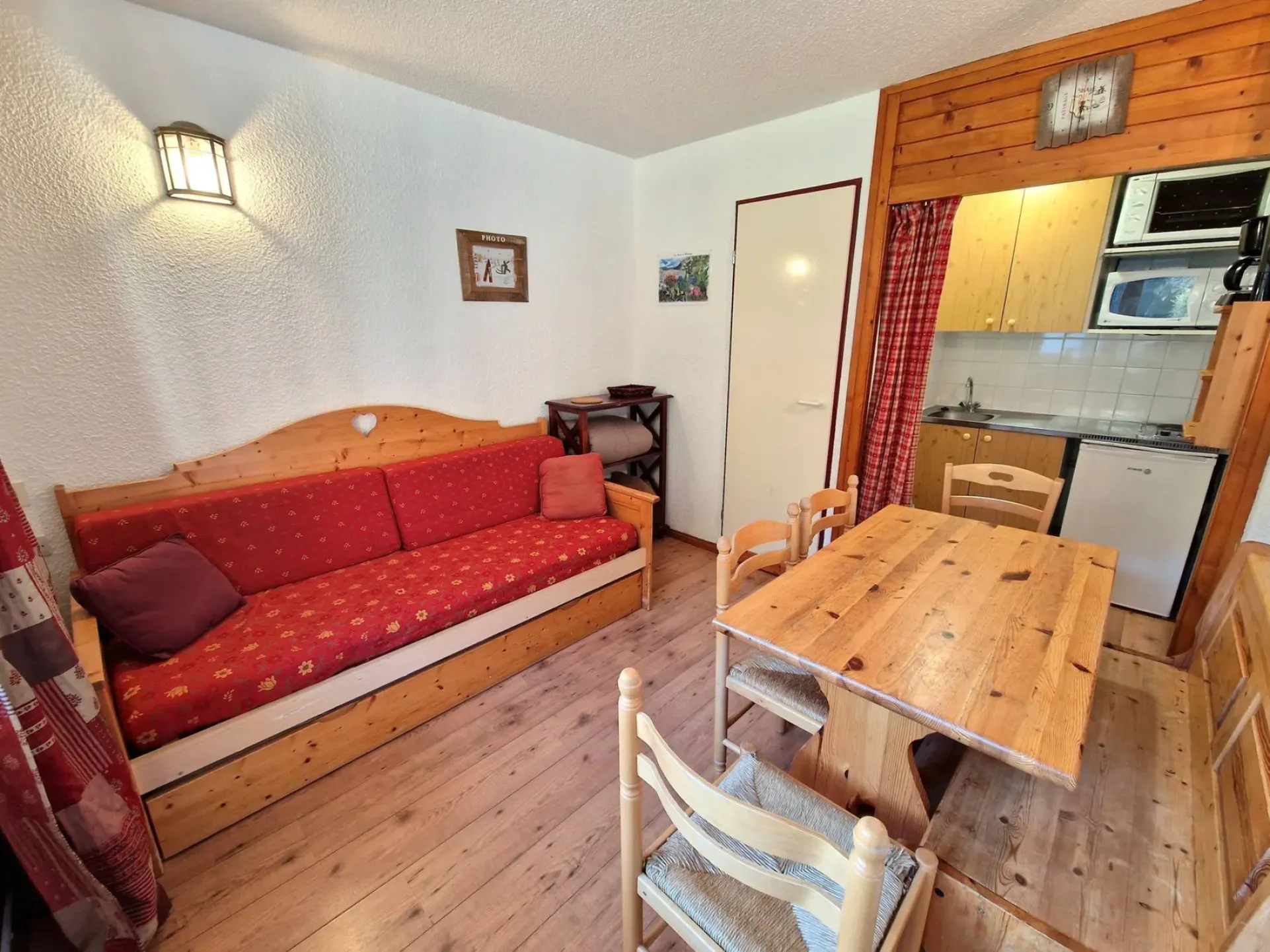 Studio 3 personnes en plein coeur station 19m²